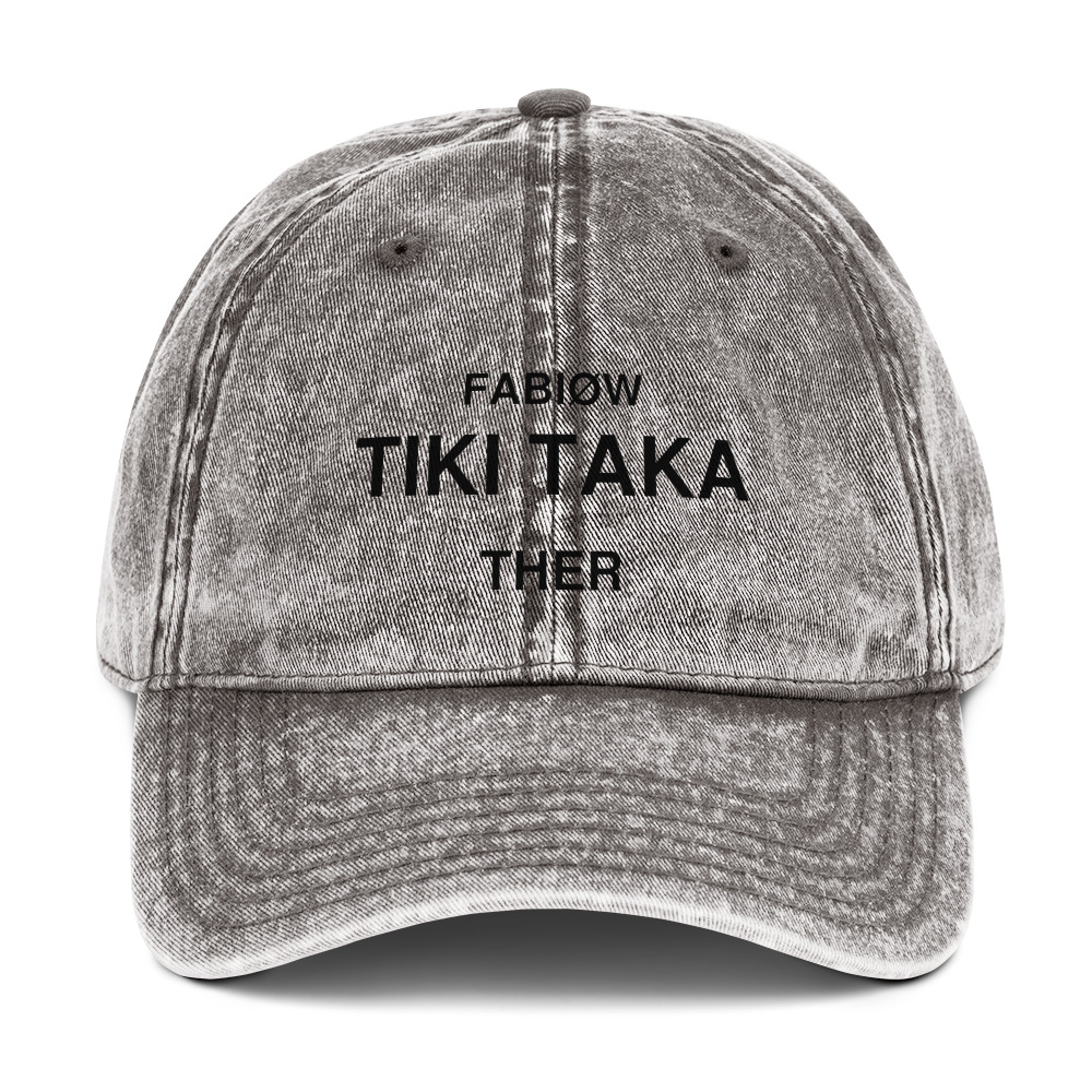 Vintage Cotton Twill Cap (merch Ther x fabiow tiki taka) - Afbeelding 3