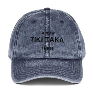 Vintage Cotton Twill Cap (merch Ther x fabiow tiki taka)