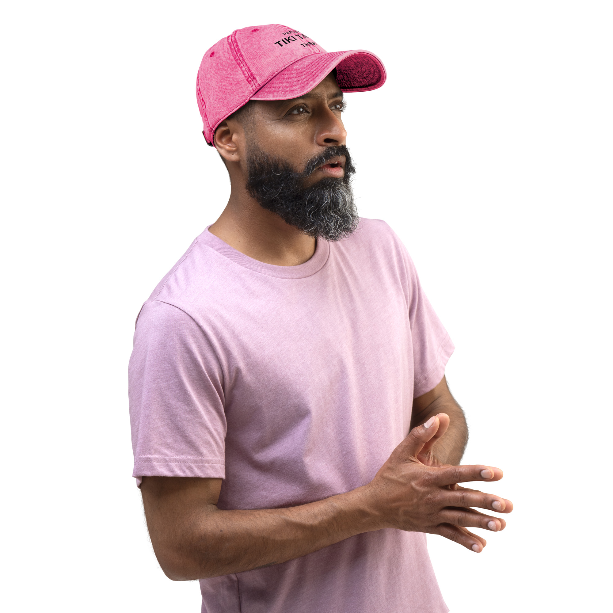 Vintage Cotton Twill Cap (merch Ther x fabiow tiki taka) - Afbeelding 8